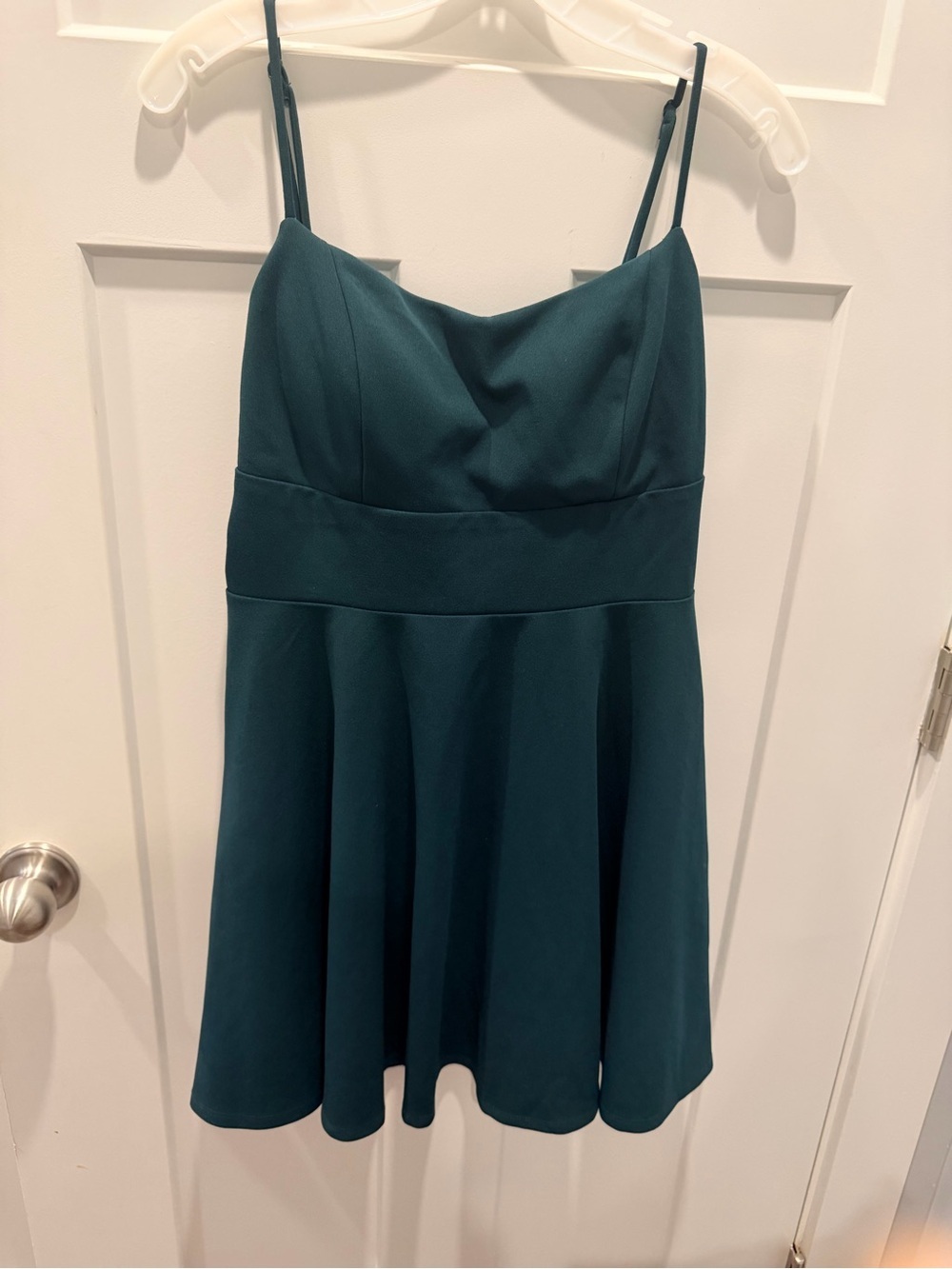 City Vibe Emerald Green Fit Flare Party Dress Size 13